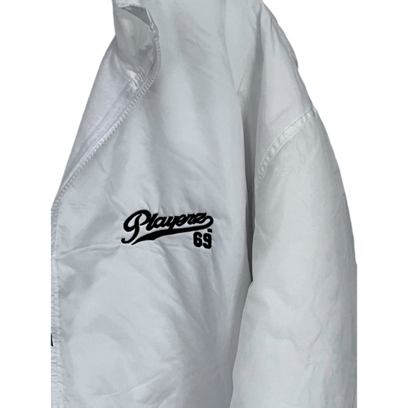 Playerz 69 NWT Vintage MLB Windbreaker Jacket Embroidered Size Large Hood USA - Picture 4 of 7